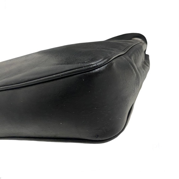 CHANEL Vintage XL Studded CC Monogram Logo Black Lambskin Leather Shoulder Bag - Picture 14 of 16